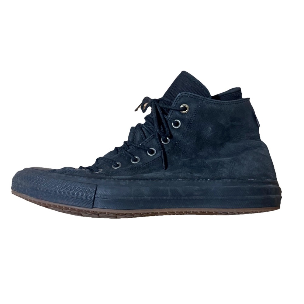 Converse All Star Waterproof High Top Nubuck Triple Black Size 11.5 Men Neoprene